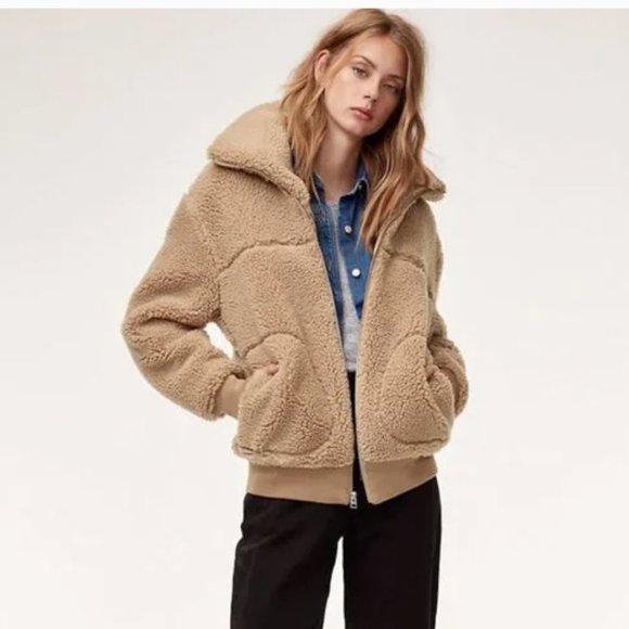 Wilfred Sherpa Teddy Jacket Small - Picture 1 of 3